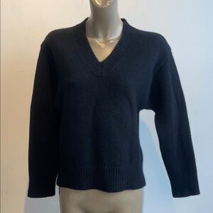 Toteme V neck wool cashmere sweater